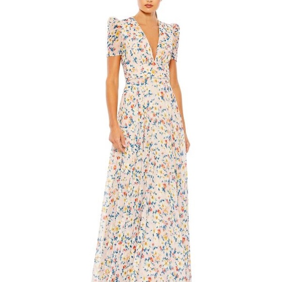 COPY - Ieena for Mac Duggal floral ball gown 8 - Picture 3 of 10